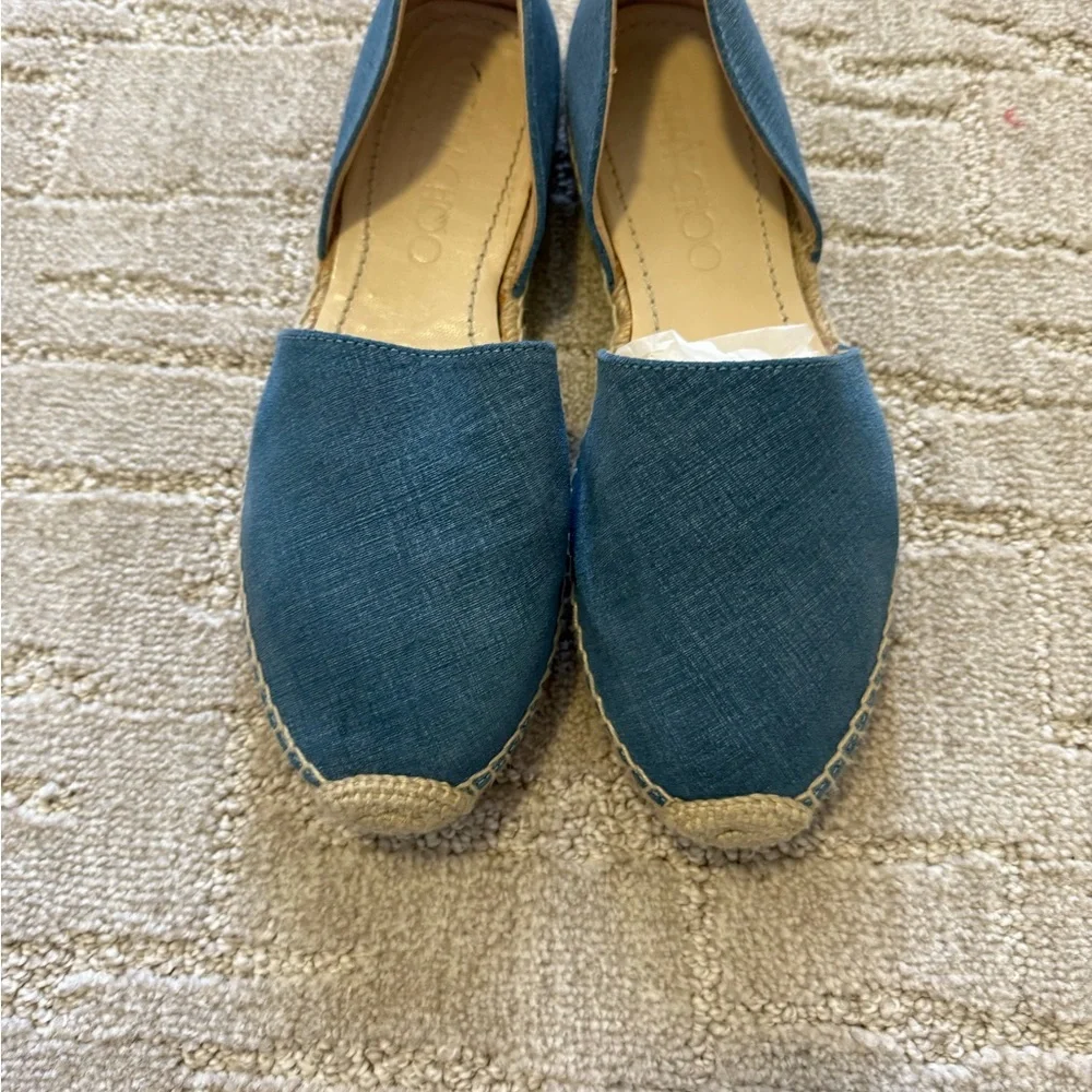 Jimmy Choo Denim Blue Espadrilles